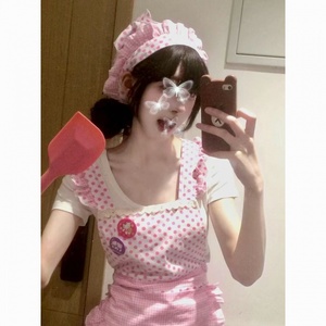 ชุดชั้นในเซ็กซี่ผ้าโพลีเอสเตอร์ลายจุดลูกไม้แบบไม่ต้องถอด สา<span class=keywords><strong>ย</strong></span>รัดน่ารัก สไตล์สาวหวานน่ารัก  ODM ไซส์ใหญ่ - Product Image 2