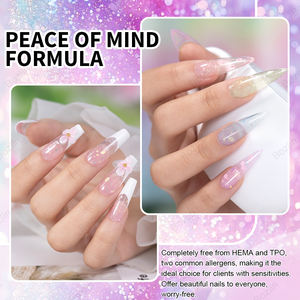 <span class=keywords><strong>Gel</strong></span> Constructor de Uñas BOZLIN al por Mayor, <span class=keywords><strong>Gel</strong></span> Constructor de Uñas Translúcido y Duro, Libre de HEMA y TPO, <span class=keywords><strong>Gel</strong></span> Constructor de Uñas con Brillo de Lentejuelas OEM - Product Image 6