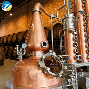 Alambique de cobre de 500L, 1000L, 5000L y sistema de destilación de columna alta, equipo de destilería personalizado para ginebra, vodka, ron y whisky - Product Image 2