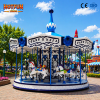 Carrousel à chevaux personnalisé de 16 places pour enfants, mini manège, attraction, carrousel, tiovivo, en provenance de Chine