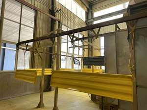 חם מוכר קריסת פלדה חם מגן מלגזה מעקות מחסן מסילות רכבת מתכת מחסומי בטיחות תנועה - Product Image 5