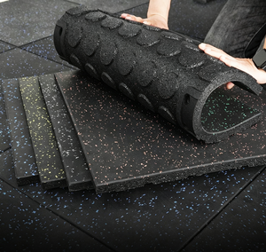 Revêtement de sol en caoutchouc EPDM SBR de haute qualité, antidérapant, antichoc, insonorisant, durable, tapis en caoutchouc pour salle de sport - Product Image 2