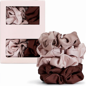 Bandas de Pelo de Satén Unisex a la Moda, Scrunchies Coreanos Grandes para Ocasiones de Primavera - Product Image 2
