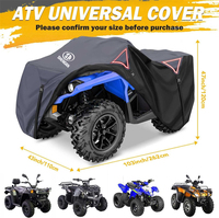 Housse de protection contre les intempéries Quad Cover 4 Wheeler Accessoires Waterproof 190T,210D,300D ATV Cover pour Honda,Polaris,Yamaha
