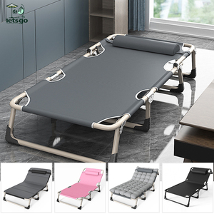 Lit pliant moderne LETSGO 2025 – Lit <span class=keywords><strong>simple</strong></span> portable en aluminium confortable pour le camping (vente en gros) - Product Image 2