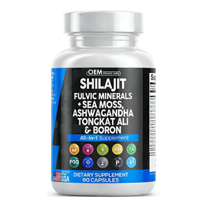 แคปซูลสารสกัดชิลลาจิตแท้จากเทือกเขาหิมาลัย 9000 มก. - ผลิตภัณฑ์เสริมอาหารเพิ่มพลังงานพร้อมสารสกัดจากอัชวากันธาและขมิ้นชัน สำหรับผู้ชาย - Product Image 1