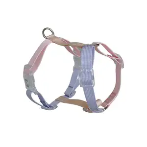 Custom Light-weight Comfortable Dog Harness, Eco-friendly Adjustable Colorful Recycle Pet Harness Leash Set