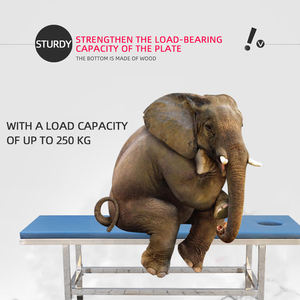 Table de massage portable en acier, lit de soin du visage en cuir pour les professionnels des salons de tatouage, des spas et de la thérapie - Product Image 3