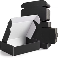Boîte en carton personnalisée haut de gamme pour bijoux, boîte postale de luxe en carton ondulé avec doublure en mousse, finition mate, boîte d'expédition 4C