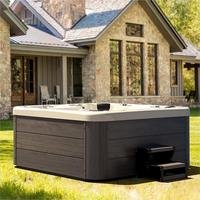 Mini bain à remous en acrylique pour 3 personnes, spa d'extérieur et piscine de massage potable
