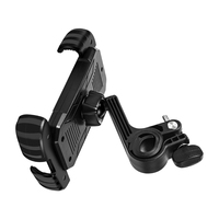 Support de téléphone pour vélo Support de téléphone pour moto-Pince de téléphone portable pour guidon de moto pour iPhone Samsung 4.7 "à 6.8" Smartphones