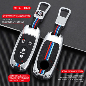 Étui de protection pour clé de voiture en alliage de zinc et gel de silice pour SUZUKI Grand <span class=keywords><strong>Vitara</strong></span> <span class=keywords><strong>S</strong></span>-<span class=keywords><strong>CROSS</strong></span> Alivio SX4, porte-clé<span class=keywords><strong>s</strong></span>, accessoires - Product Image 2