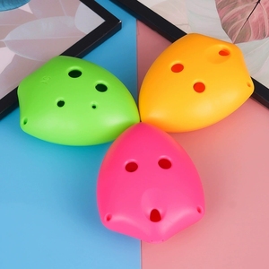 Mini ocarina en résine AC en forme de bouclier à 6 trous, légère, antichoc, incassable, en plastique, sans bavure, pour les cours de musique - Product Image 2