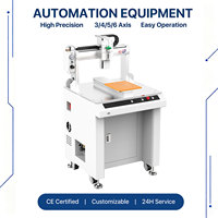 Machine de distribution de colle double Y-portal hors ligne avec écran tactile CCD inclinable pour tables jumelées