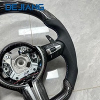 Volant en fibre de carbone forgé M Sport avec LED pour BMW F30 F10 M5 F90 F20 X5 E70 X6 X6M E71 E46 M3 E39 E60 E92 M4