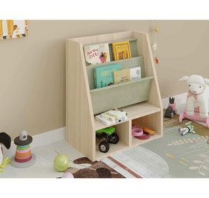 Estantería de muebles <span class=keywords><strong>Montessori</strong></span> de fábrica propia para niños, estantería de madera para guardería y sala de juegos, estantería de esquina para biblioteca de 4 niveles - Product Image 4