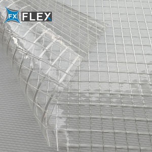 Bâche transparente en PVC FLFX, tissu en maille 100% polyester, 0,55 mm, bâches en PVC transparentes, matériau en maille transparente pour la <span class=keywords><strong>terrasse</strong></span> - Product Image 5