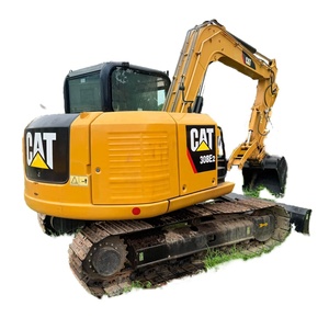 Excavatrice d'occasion CAT 308E2, 8 tonnes, hydraulique, sur chenilles, avec godet de 0,3 m³, puissance de 48,5 kW, haute qualité - Product Image 1