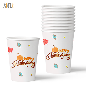 Xieli Vaso <span class=keywords><strong>De</strong></span> Papel Hojas <span class=keywords><strong>De</strong></span> Arce Pintadas Personalizadas <span class=keywords><strong>Feliz</strong></span> Día <span class=keywords><strong>De</strong></span> Acción <span class=keywords><strong>De</strong></span> <span class=keywords><strong>Gracias</strong></span> - Product Image 1