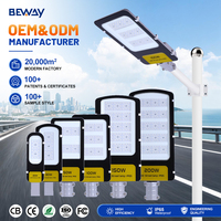 Lampe de colonne extérieure à haut lumen, noire, AC85-265V, 20, 30, 50, 100, 150, 200 watts, étanche IP65, éclairage LED pour rue