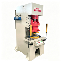 Presse hydraulique compacte de 40 tonnes - Utilisée pour le formage de tôles métalliques rondes à trous multiples par procédé de poinçonnage