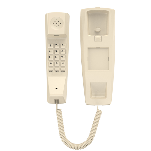 Hot Style Room Hotel Wireless Telephone One Touch Phone Blocking Button Analog Basic Landline Telephone for Guest Room Use