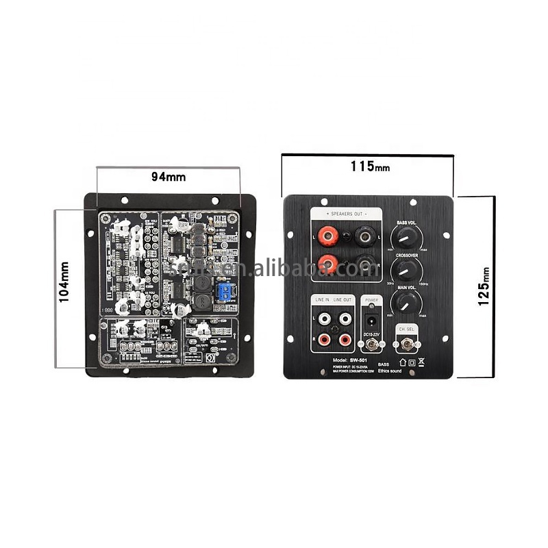 Scheda Amplificatore TPA3118 HiFi - Digitale 60W+30Wx2 Uscita 2.0 Per Subwoofer