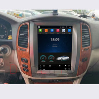 12,1 pulgadas Dvd coche Radio Estéreo Android 11 pantalla táctil reproductor Multimedia Carplay para Toyota Land Cruiser LC100 2003-2007