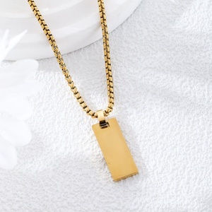 Nouveau Collier Statement pour Homme en Acier Inoxydable Anti-ternissement, Vente en Gros - Product Image 4