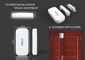 KERUI беспроводной дверной магнитный датчик детектор Водонепроницаемый 433 мГц дверной оконный открытый детектор - Product Image 5