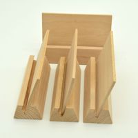 Support de présentation en bois de hêtre gravé sur mesure, support de carte de visite et base de calendrier pour présentation murale professionnelle