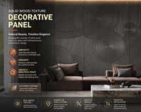 Panneau mural de fond de télévision en bois massif sculpté avec design moderne Panneau décoratif de grille murale à motifs géométriques