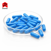 Capsules vides en pullulan rouge vif brillant, couleur profonde et vibrante, pour une forte reconnaissance de marque, impression de logo personnalisée, GMP