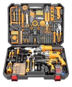 Ensemble d'<span class=keywords><strong>outils</strong></span> de bricolage professionnel perceuse électrique au Lithium charge rapide perceuse ensemble de vis de transfert Portable en acier au carbone boîte à <span class=keywords><strong>outils</strong></span> OEM - Product Image 1