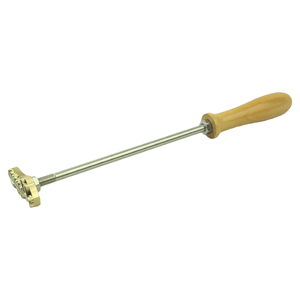 IRON <span class=keywords><strong>STAM</strong></span> Poinçon manuel en acier inoxydable pour gaufrage et marquage à chaud sur cuir, papier, bois, avec lettres de marquage, pour le bureau - Product Image 4