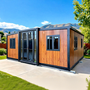 Casa Contenedor Expandible LSZH de Bajo Humo, 40 y 20 Pies, 5 Dormitorios, Lujo, Plegable, Portátil, Reubicable, de Acero, Tipo Bungalow - Product Image 1