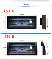 CARUPEZ 10.25 pouces Android Navigation Head Unit pour BMW X5 E53 E38 E39 OEM Style 8581/7862 8Cores GPS Fonction 1 an de garantie