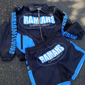 <span class=keywords><strong>Conjuntos</strong></span> Deportivos DCY para <span class=keywords><strong>Hombre</strong></span>, Conjunto Deportivo Unisex Personalizado, Chaqueta Cortavientos Amarilla, Chaqueta Cortavientos Negra, Logotipo Personalizado OEM - Product Image 2