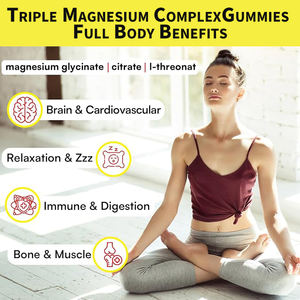 Gomas de glicinato de magnesio especialmente diseñadas, gomitas que aumentan la energía, vitamina vegana, magnesio, salud, caramelo de goma - Product Image 2