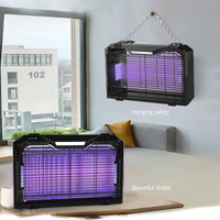 Lámpara LED para matar mosquitos de 10W, luz UV para interiores, trampa para insectos atractiva, Zapper eléctrico sólido para insectos