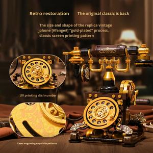 Meilleures ventes de blocs de construction en plastique, jouets éducatifs classiques rétro en forme de téléphone, jouets de collection fantastiques, vente en gros créative OEM - Product Image 3