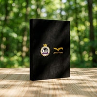 Boîte magnétique pliable vide en carton rigide noir mat de luxe avec logo personnalisé de qualité supérieure