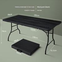 Nouvelle conception moderne, table pliante d'extérieur légère et durable en HDPE, empilable