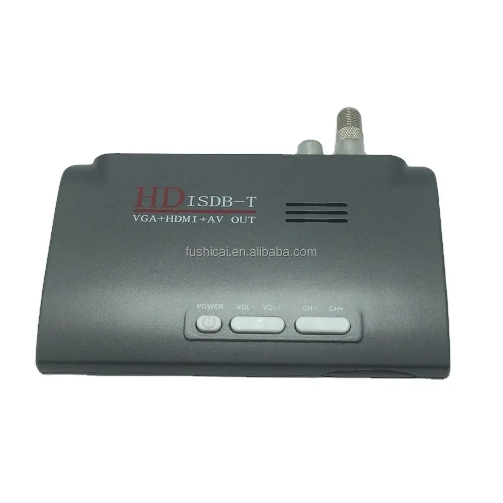 HD ISDB-T Set-Top Box Met Vga En Hd-Uitgang Tv-Tuner Voor Verbeterde Kijkervaring