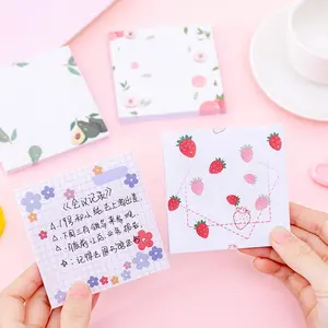 Scuola note personalizzato frutta avocado modello carino sticky memo pad per le ragazze