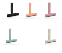 Sansd Haltères de Pilates en silicone pour femmes, Kit d'accessoires de fitness et de yoga