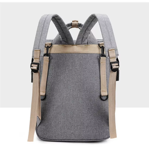 Sac à couches pour bébé, sac à dos avec matelas à langer, sac à langer imperméable multifonctionnel avec berceau pliable pour maman <span class=keywords><strong>et</strong></span> papa - Product Image 3