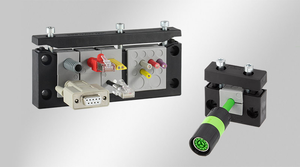 Placa de entrada de cable flexible sin halógenos ni silicona, con tornillos fijos, ensamblada, IP54, multiopción, para armario de control, marca bibo SVLEC - Product Image 5