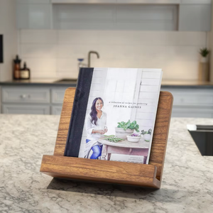 Support de livre de cuisine en bois pour votre comptoir de cuisine Support en bois massif qui garde facilement les livres de <span class=keywords><strong>recettes</strong></span> de cuisine ouverts pour une cuisson pratique - Product Image 5