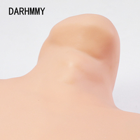 Modèle de formation clinique en sciences médicales DARHMMY en PVC, ponction veineuse centrale, intubation de la veine jugulaire interne, mannequin d'enseignement
